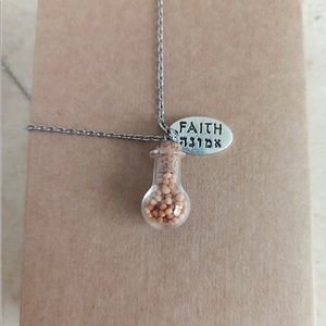 Faith as small as a mustard seed necklace